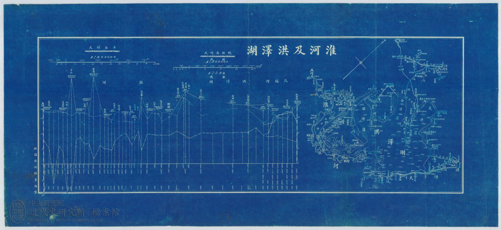 16.「淮河及洪澤湖」，《全國水利局》，中研院近史所檔案館藏，09-21-00-016-05，頁 2。